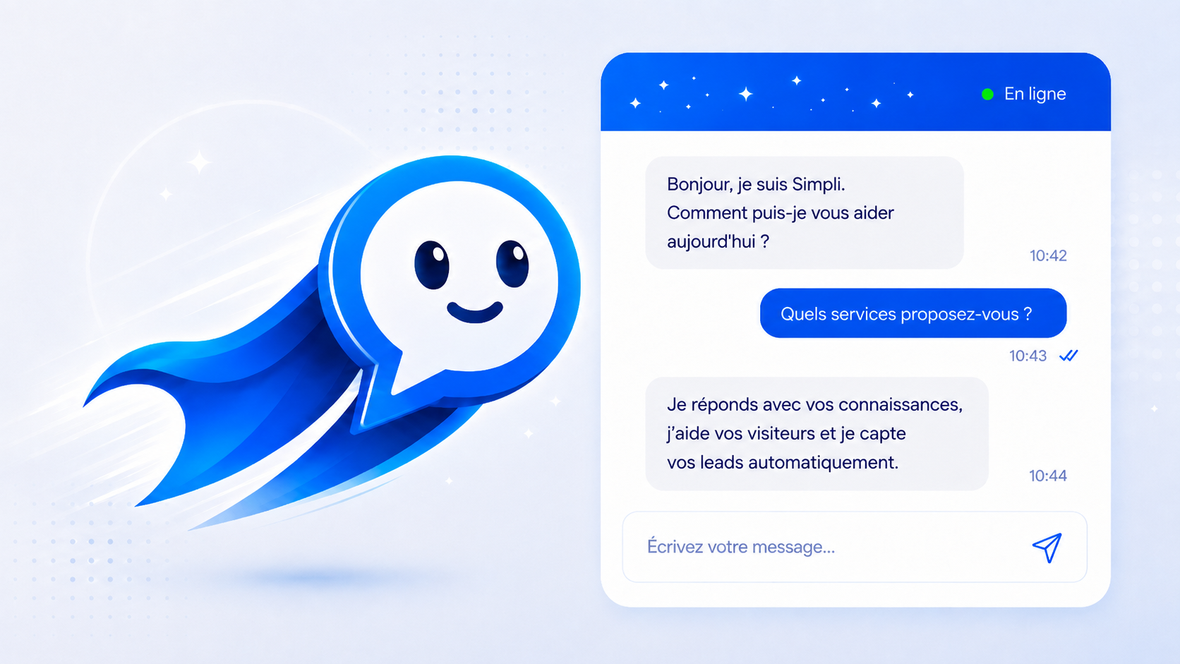 Aperçu de l'Agent AskSimpli.ai avec Simpli